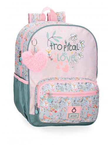 96424D1  ADAPT. BACKPACK  38CM.  TROPICAL LOVE